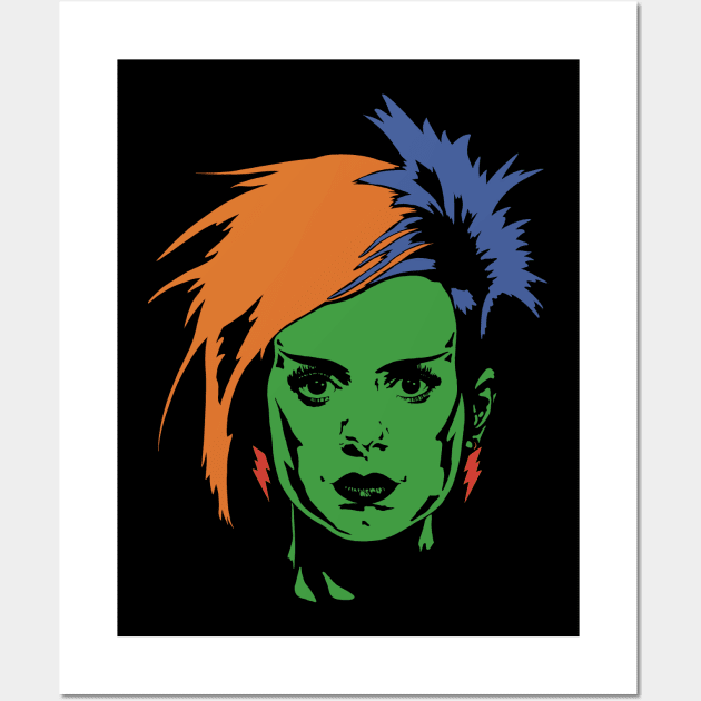 Punk Bride Wall Art by @johnnehill